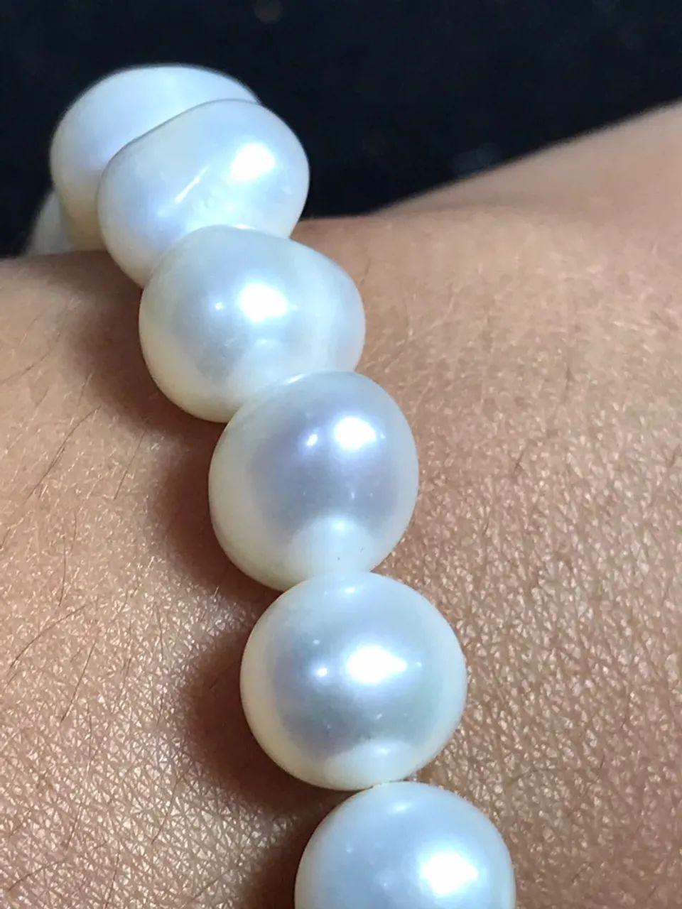 Pulseira de Pérolas Agua Doce com Elastico - Foto 4