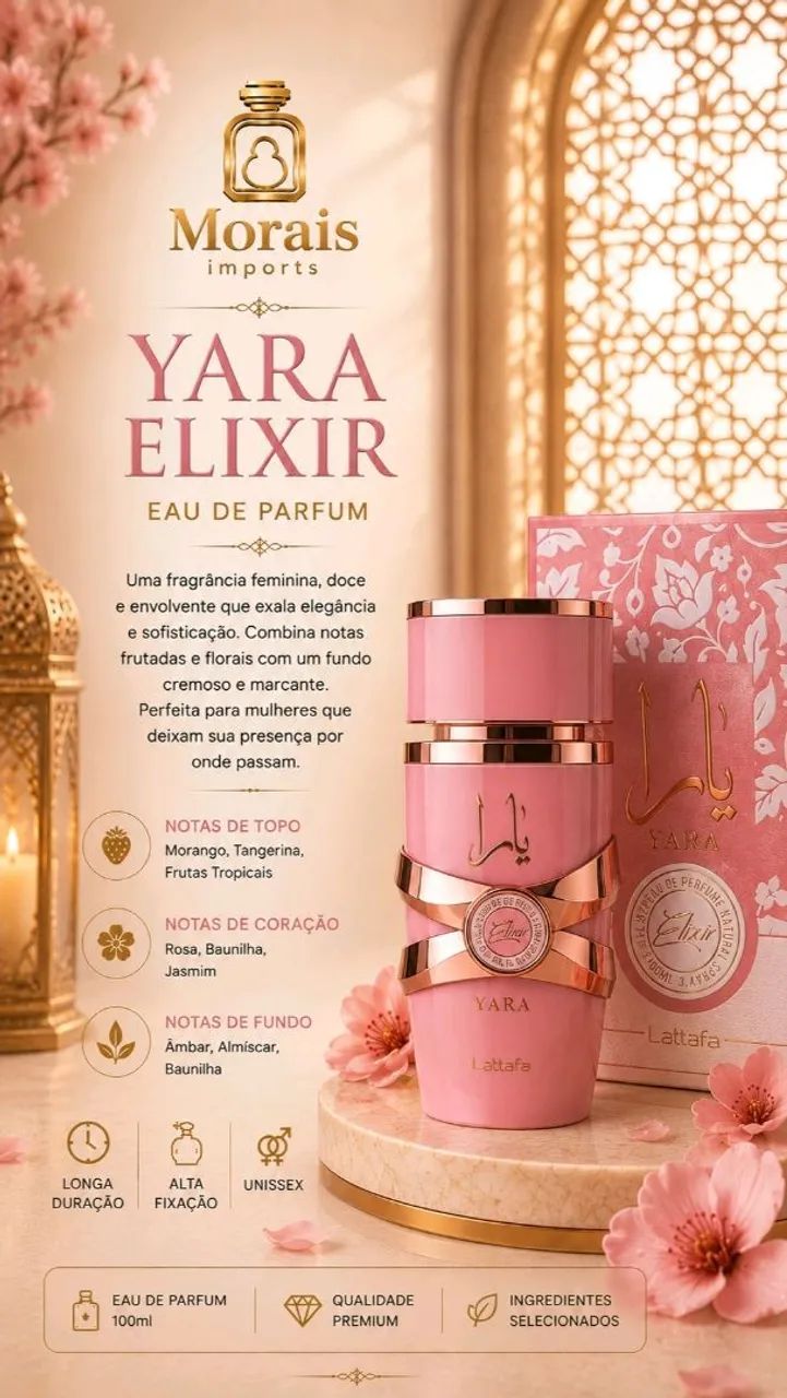 Perfume Feminino Yara Elixir