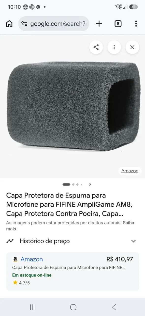 Capa Protetora de Espuma para Microfone para FIFINE - Foto 4