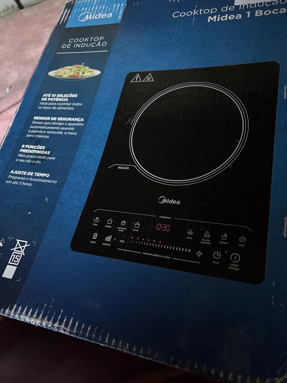Cooktop midea de indução bivolt