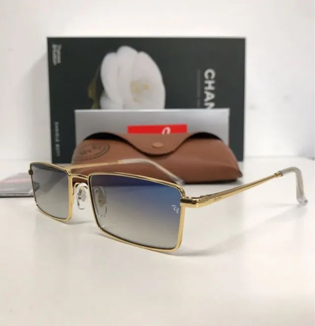 óculos de sol ray ban emy azul degrade - Foto 2