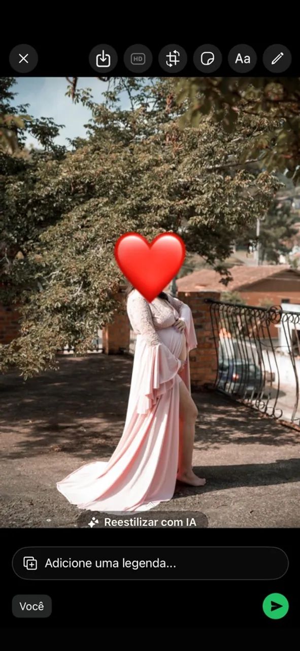 Vestido gestante usado apenas 1x - Foto 3