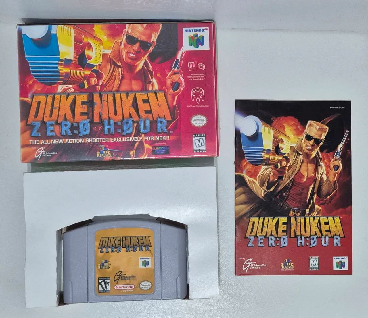 Duke Nuken Zero Hour Nintendo 64 original