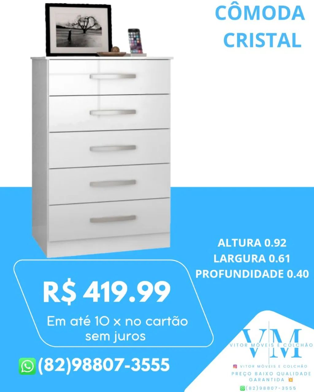 PROMOÇÃO DE CÔMODA APARTI DE  - Foto 4