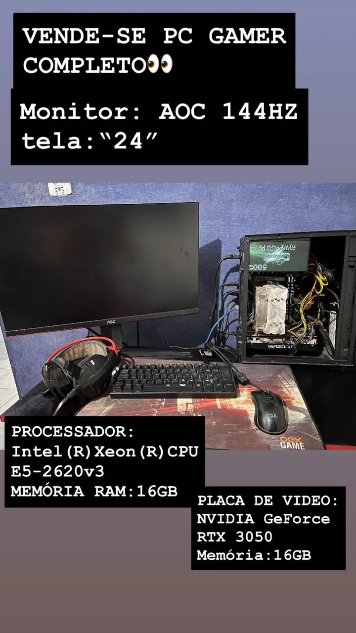 Vende-se Pc Gamer completo  - Foto 3
