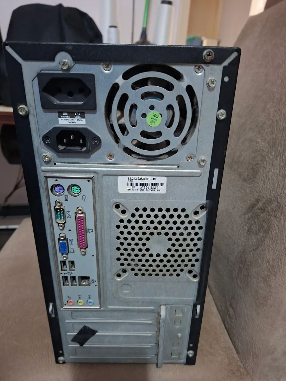 PC + MOUSE + TECLADO S/Placa Mãe. - Foto 4