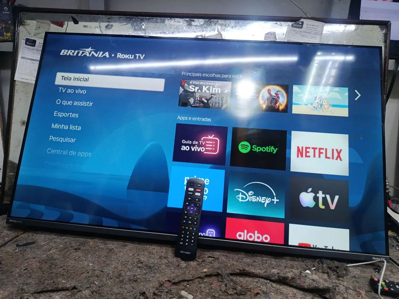 Tv 43 smart Britânia led 
