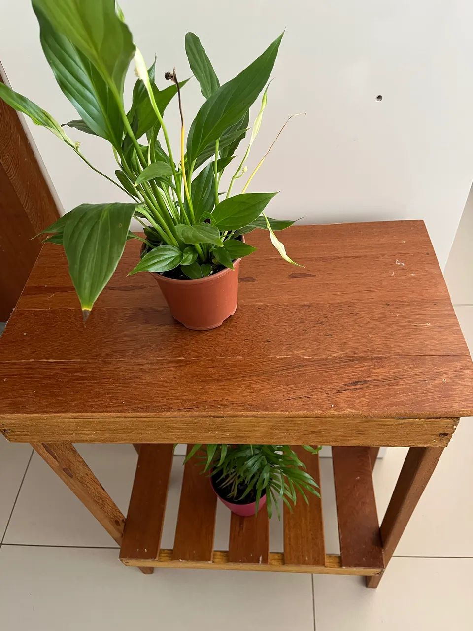Mesinha de apoio madeira  - Foto 2