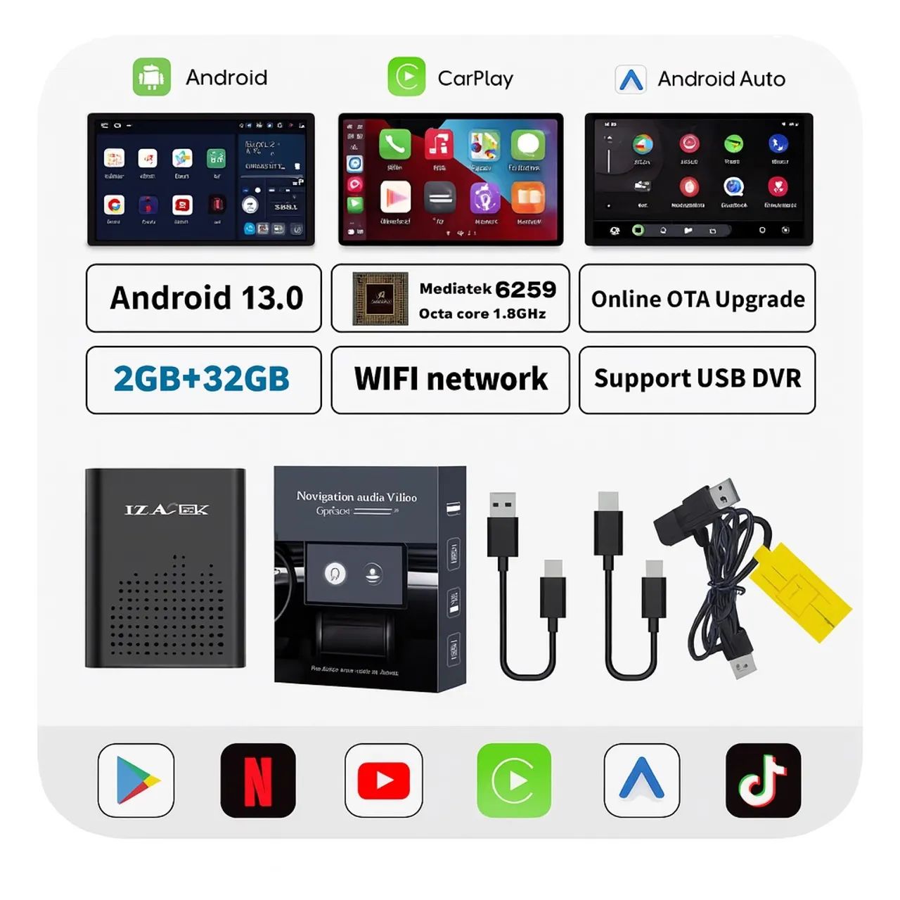 Android box / carplay / aibox - Foto 3
