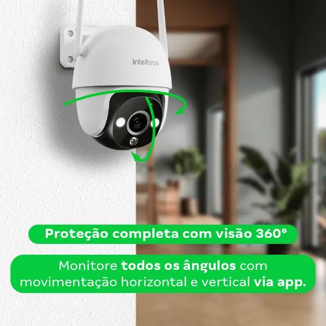 Câmera Inteligente Full Color iM7 S IP66 Branca Intelbras - Foto 5