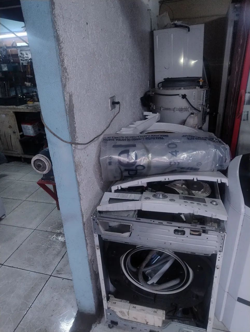 Lote de peças para lava e seca e lavadora convencional  - Foto 3