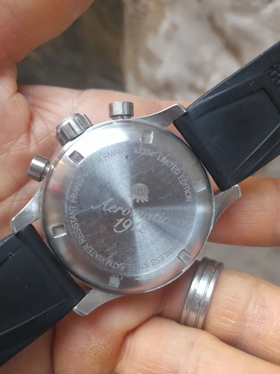 Vendo um relógio Aeromatco cronógrafo funcionando perfeitamente  - Foto 5