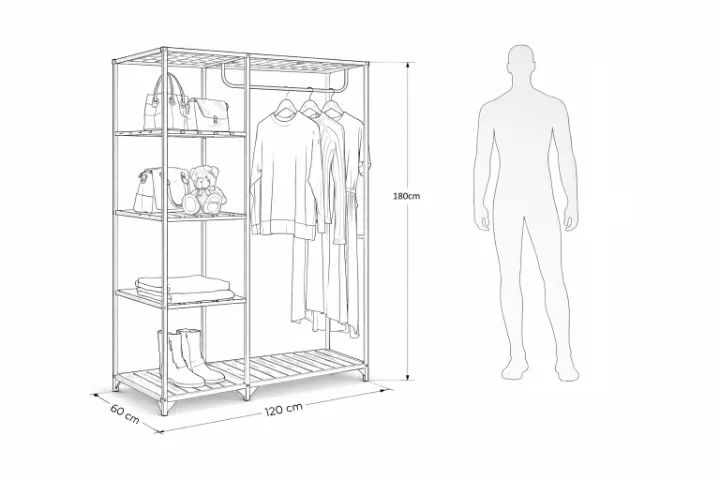Arara de roupas  - Foto 4