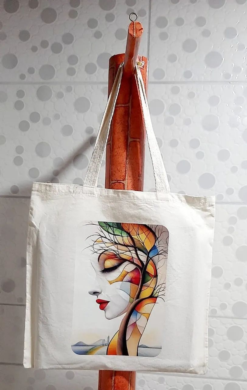 bolsa / sacola Ecobag 100% algodão crú