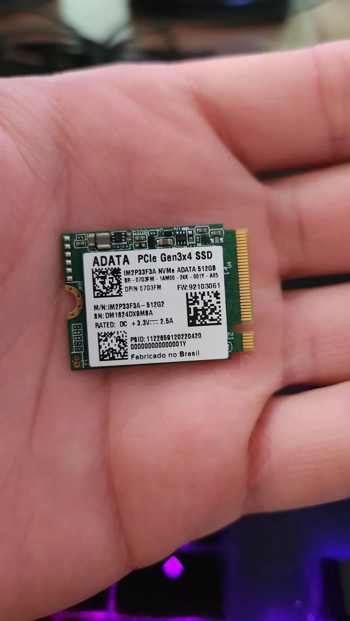 NVMe ADATA 512GB