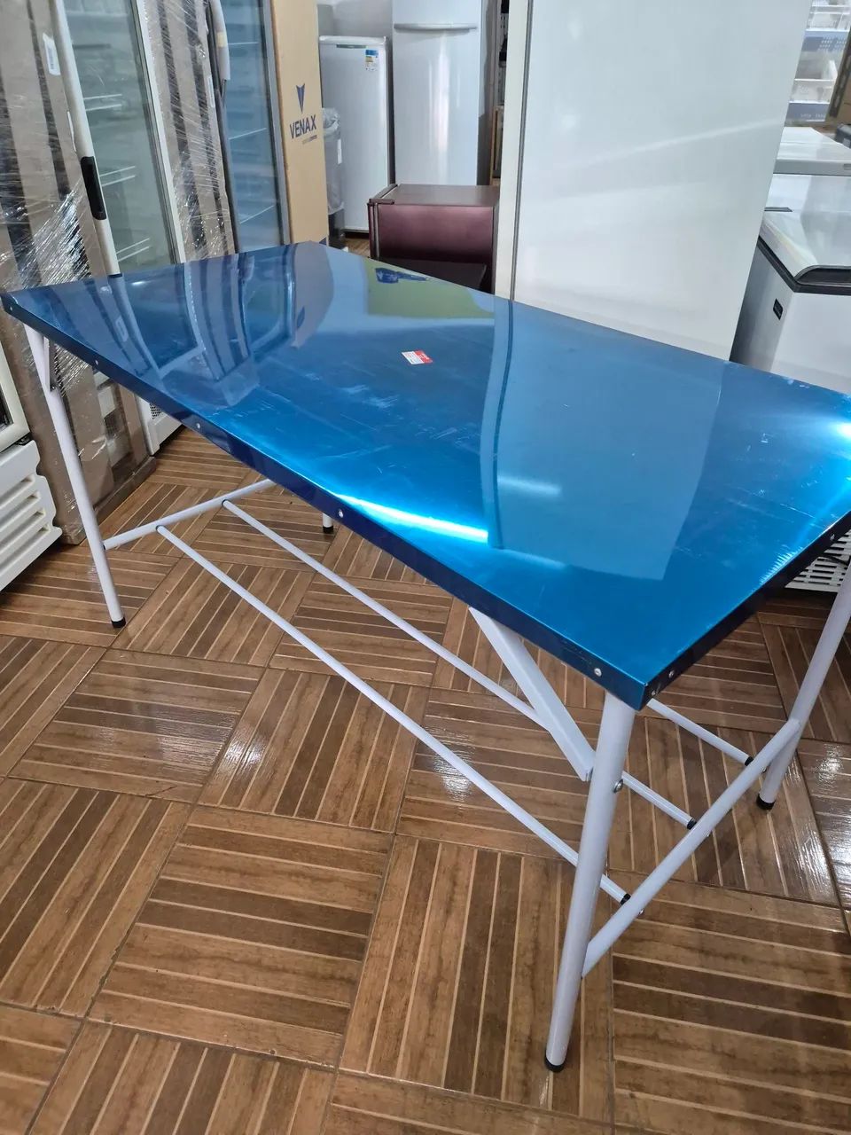 Mesa de inox Venâncio 1.60x 0.80 - Foto 4