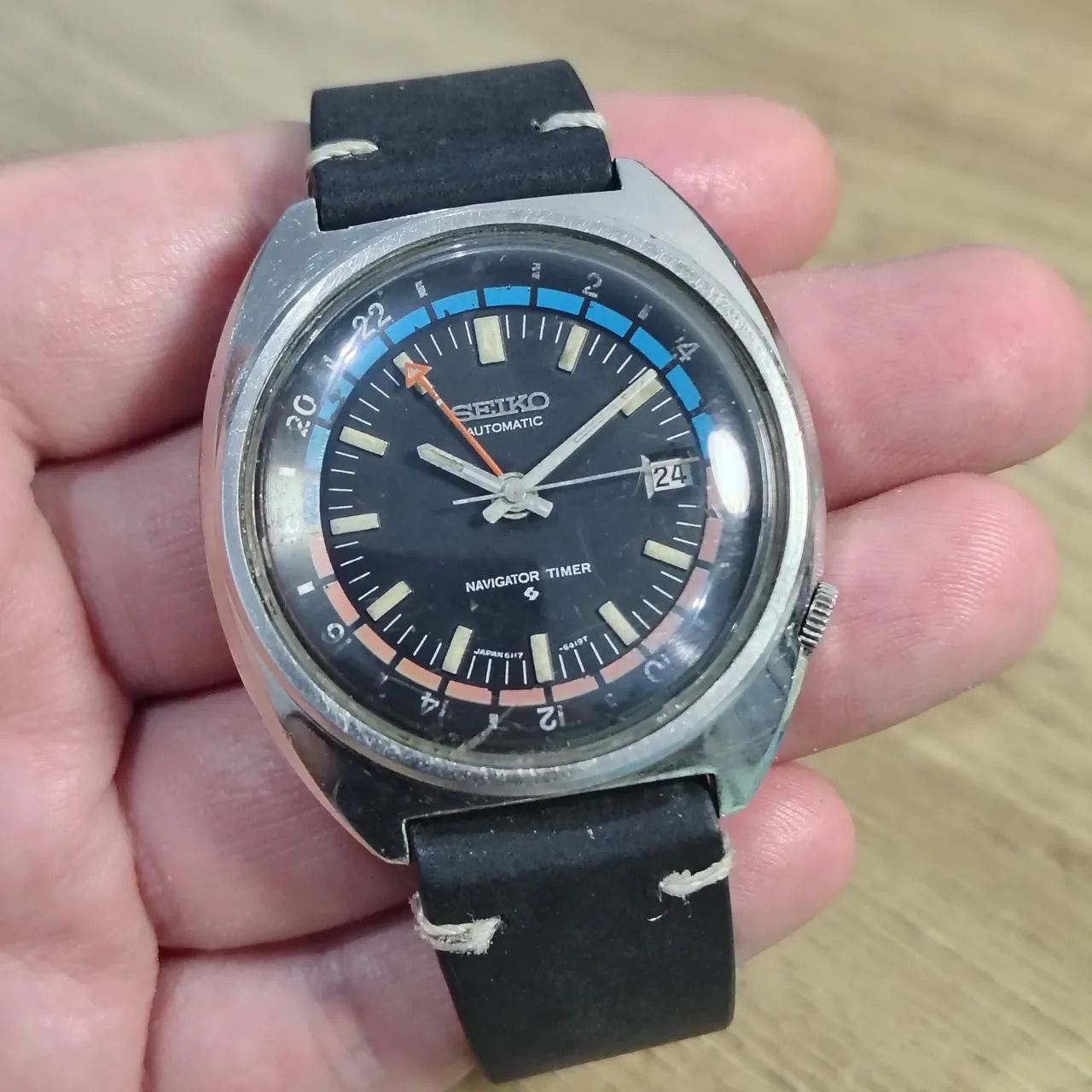 Relogio Seiko Navigator Timer 6117