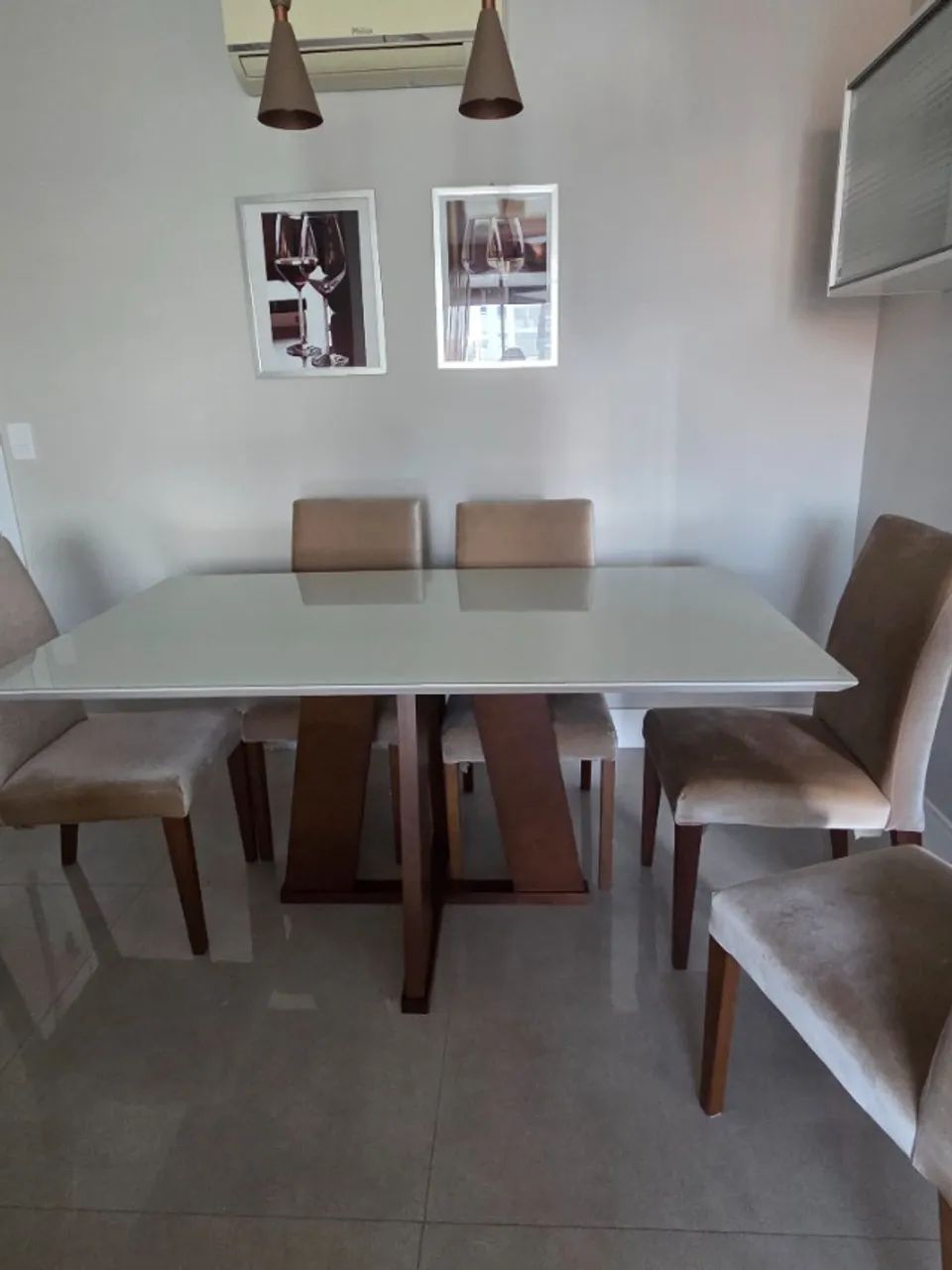 Mesa com 6 cadeiras - Foto 2