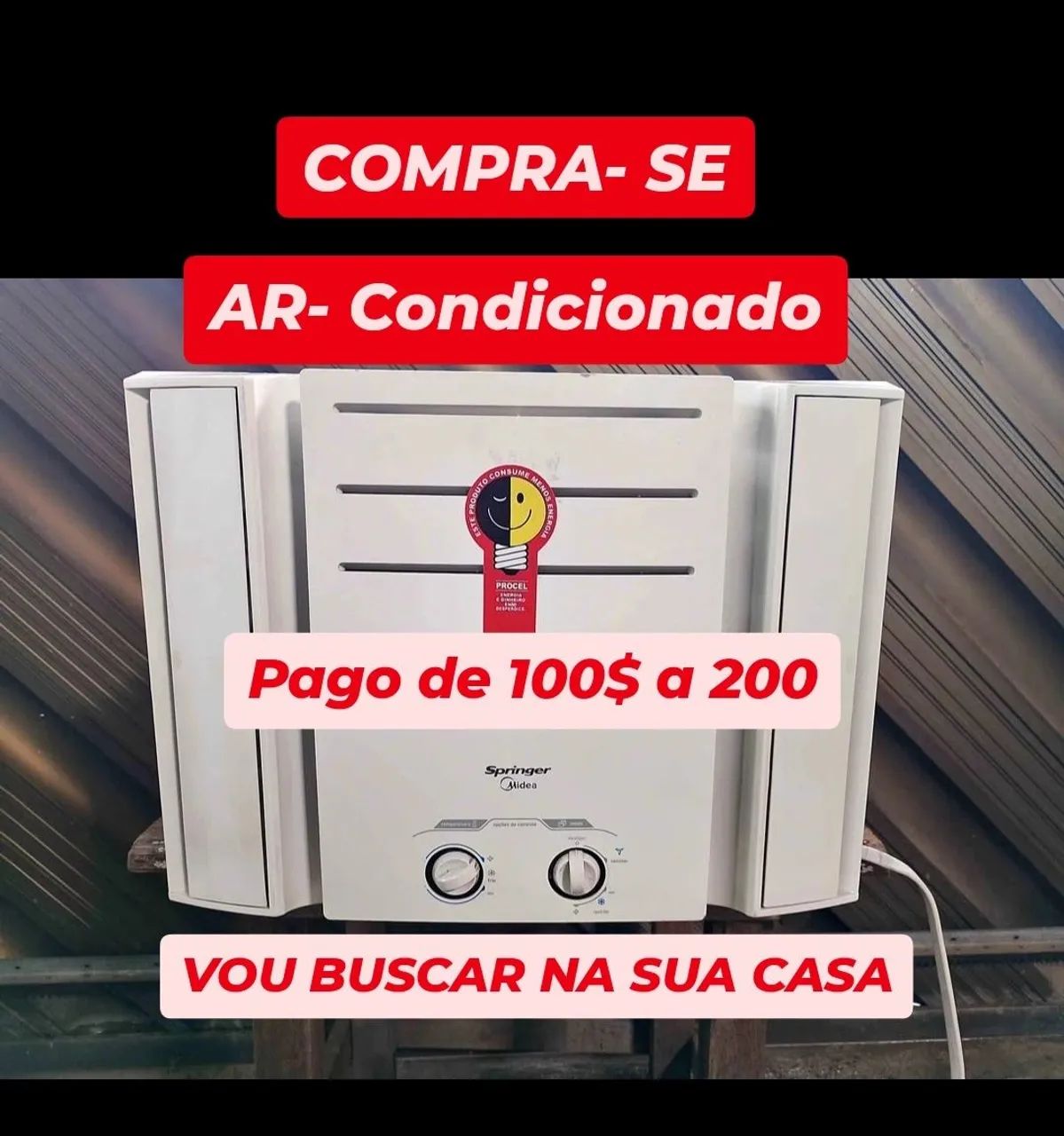Ar Condicionado com defeito 