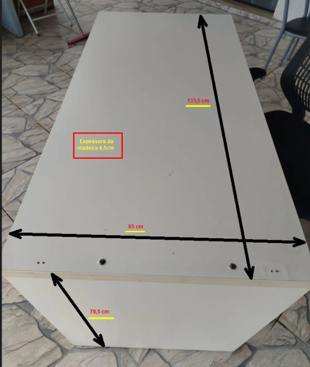 Mesa de escritório com cadeira - Foto 2