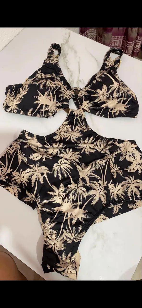 Maiô coqueiros Veste M e G Lindo