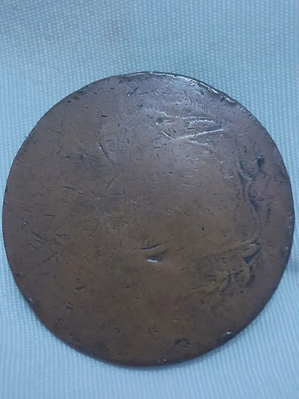 DUAS,Antigas moedas com carimbo de reis - Foto 3
