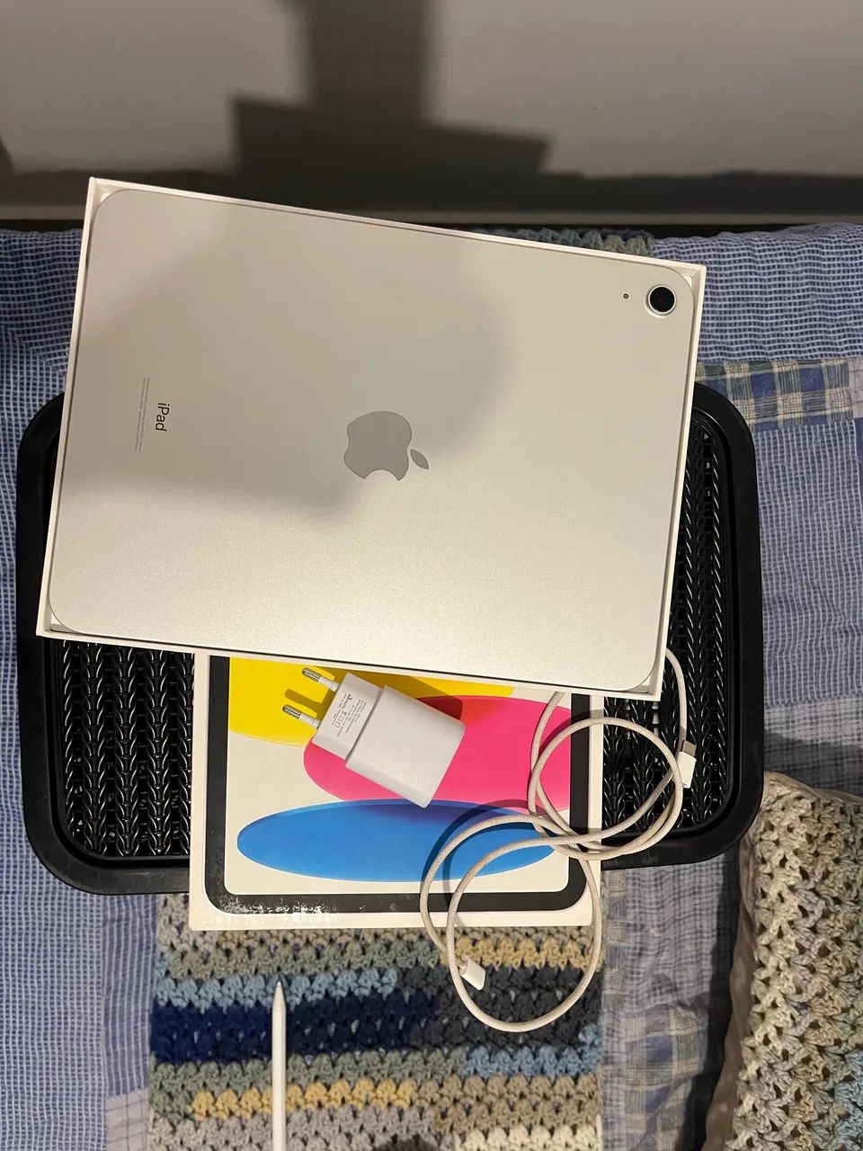 iPad 10 - Caixa, Caneta, carregador - Foto 4