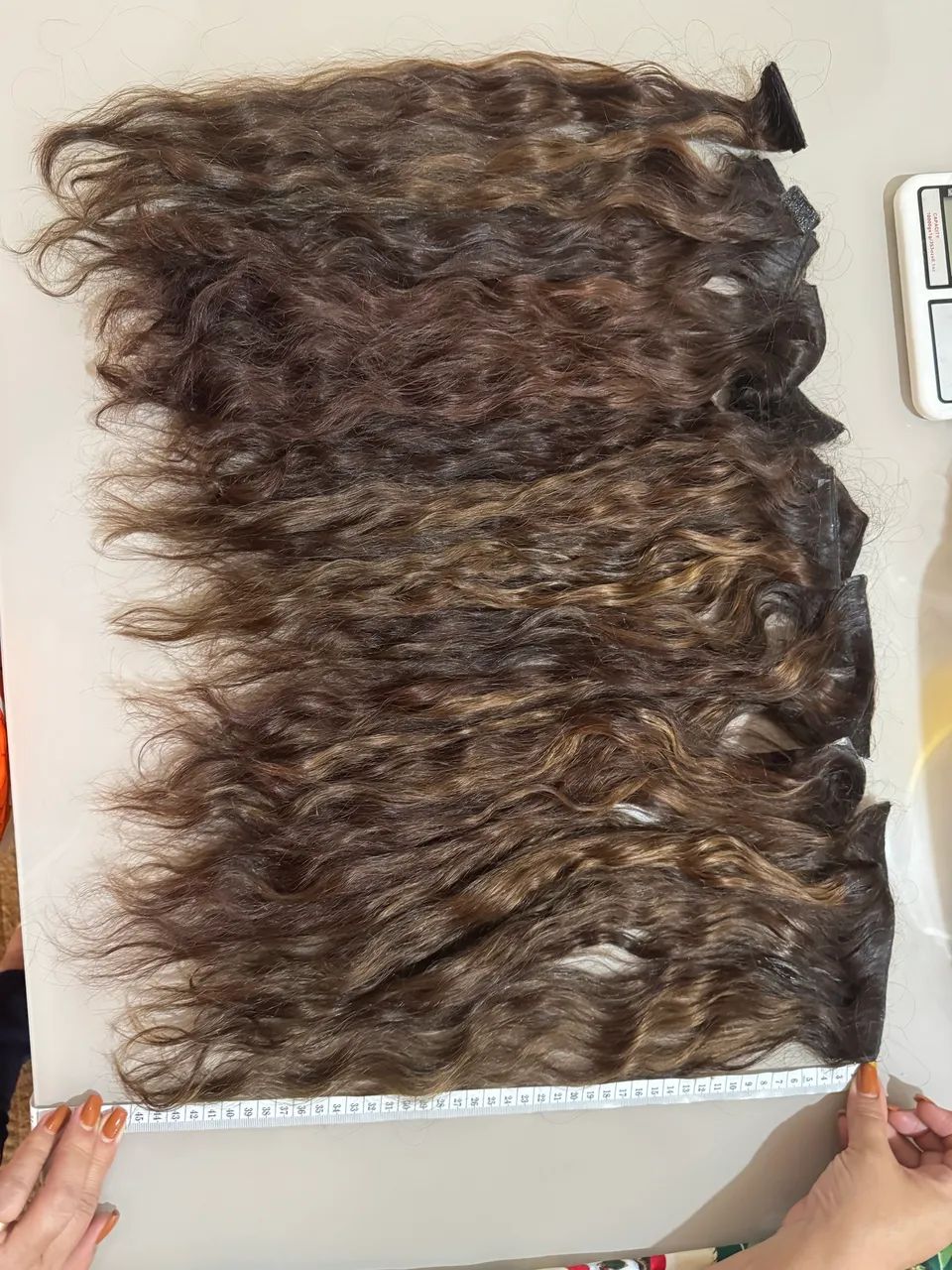 Cabelo 100% humano 216 gramas  - Foto 3