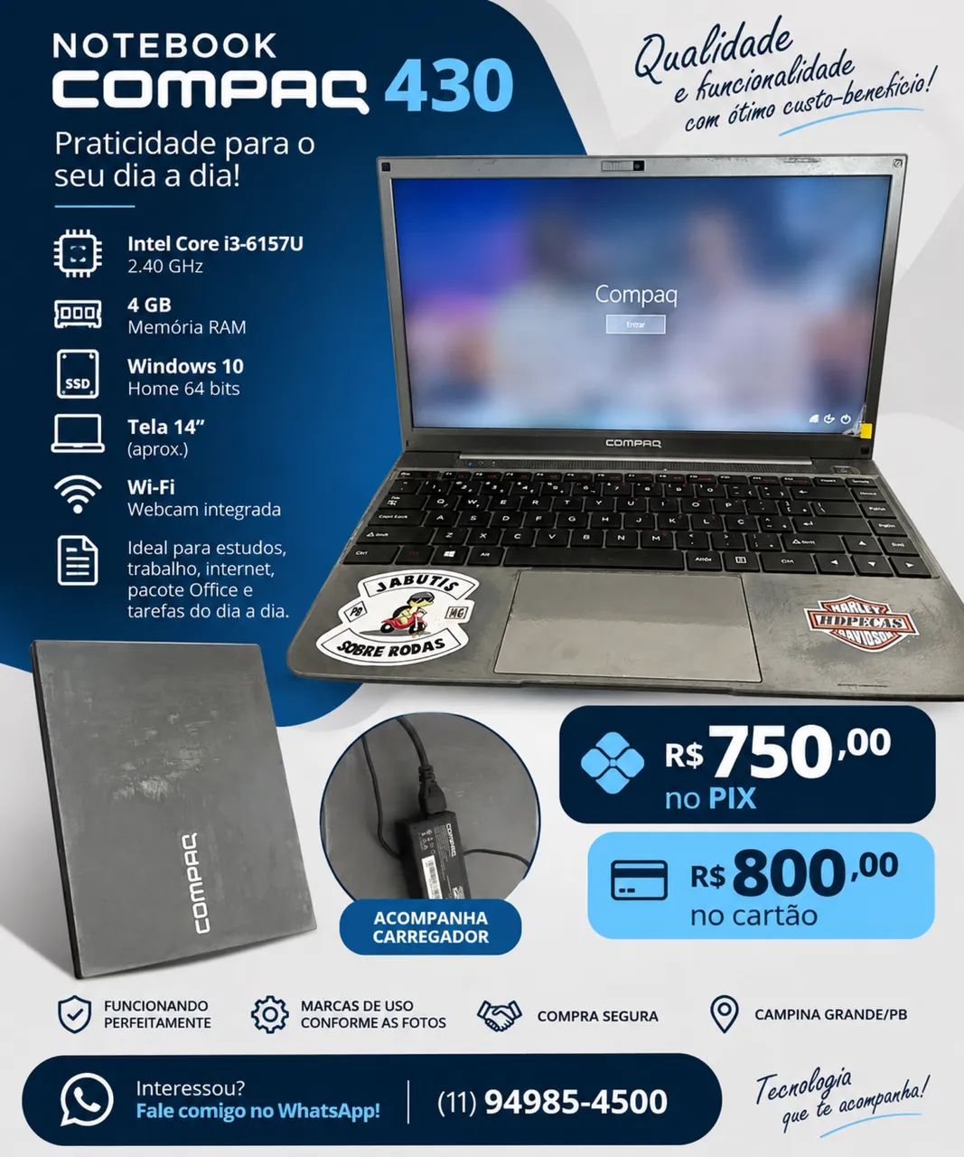 Notebook compacto