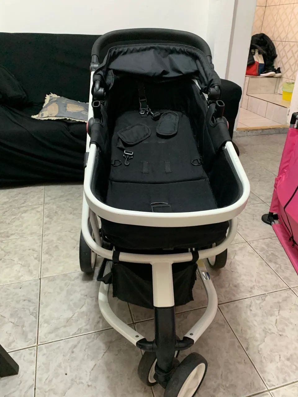 Carrinho de bebê - Moisés - Foto 5