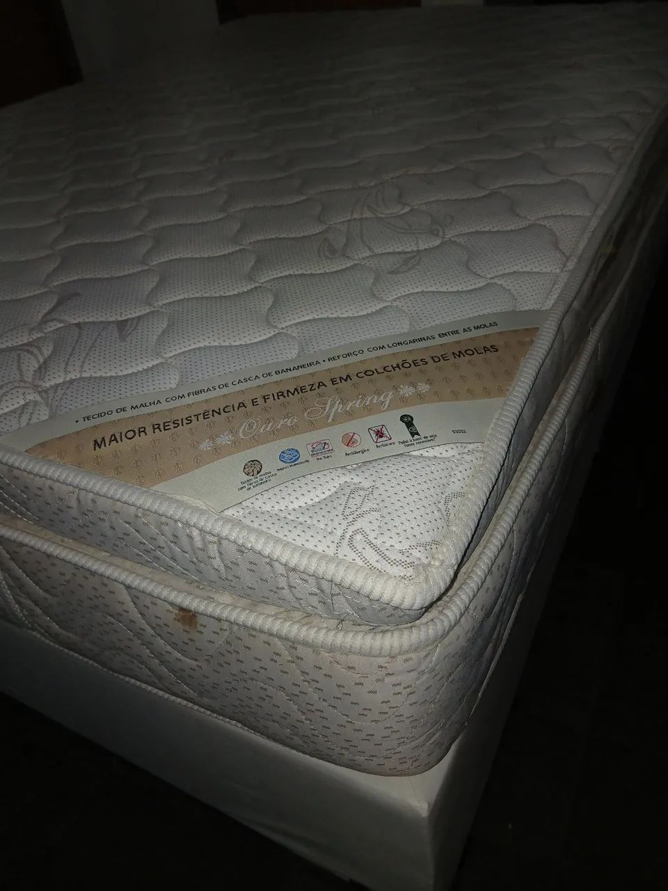 Cama mais colchão ortobom 900 - Foto 2