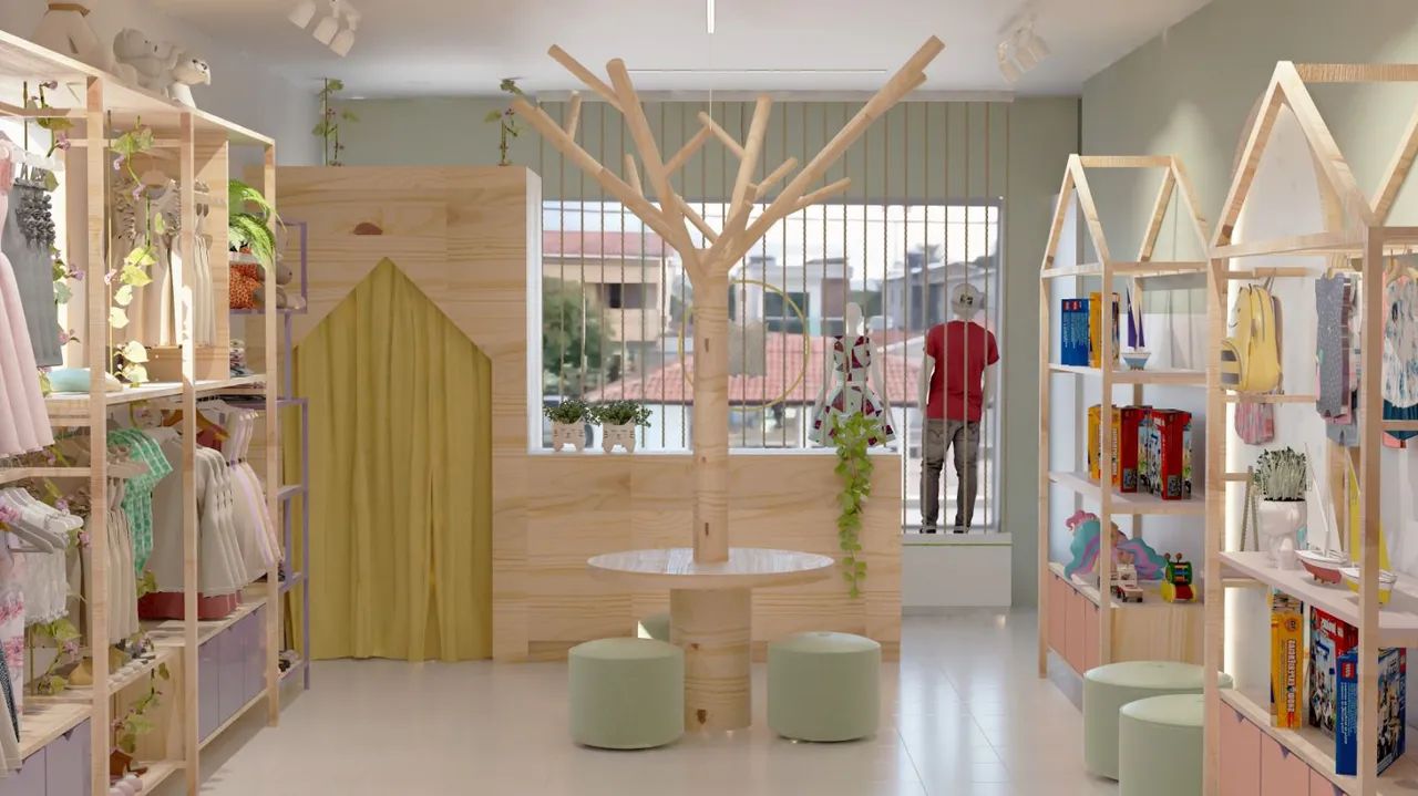 Vendo móveis para loja infantil igual imagens do anúncio- Projeto versátil e adaptável -  - Foto 4