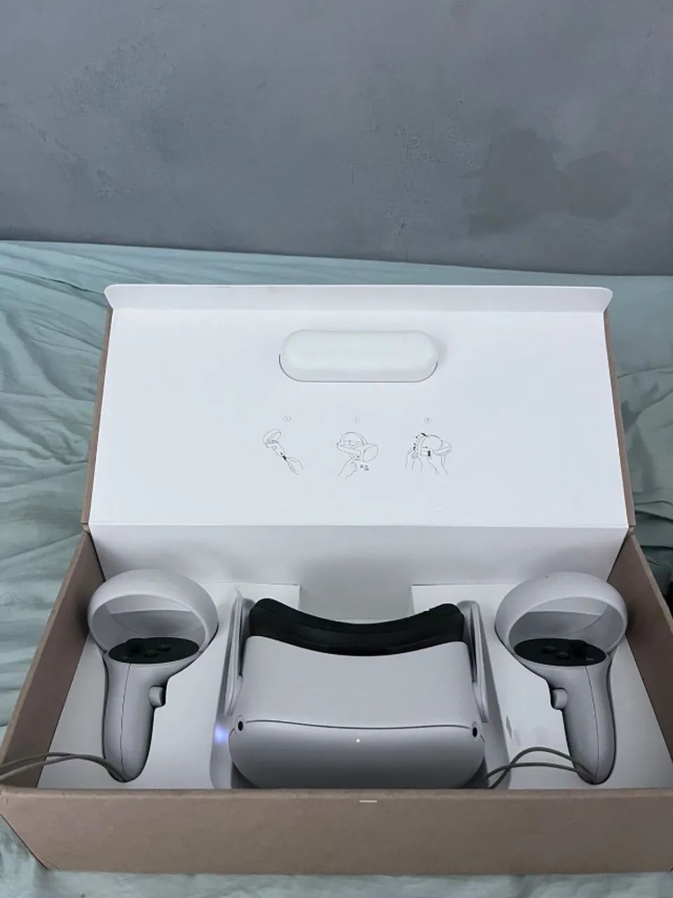 Quest 2 128GB + BOBOVR M1+ Strap. - Peças e Acessórios de Vídeo