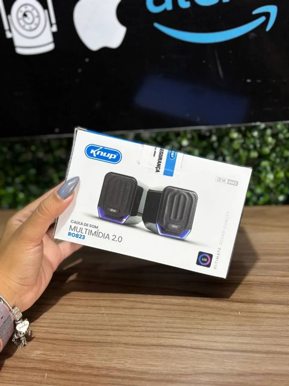 Caixa de Som para PC Multimidia 2.0 RO823 KNUP