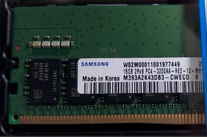 Memoria 16gb 2rx8 Pc4-3200aa Para Servidor