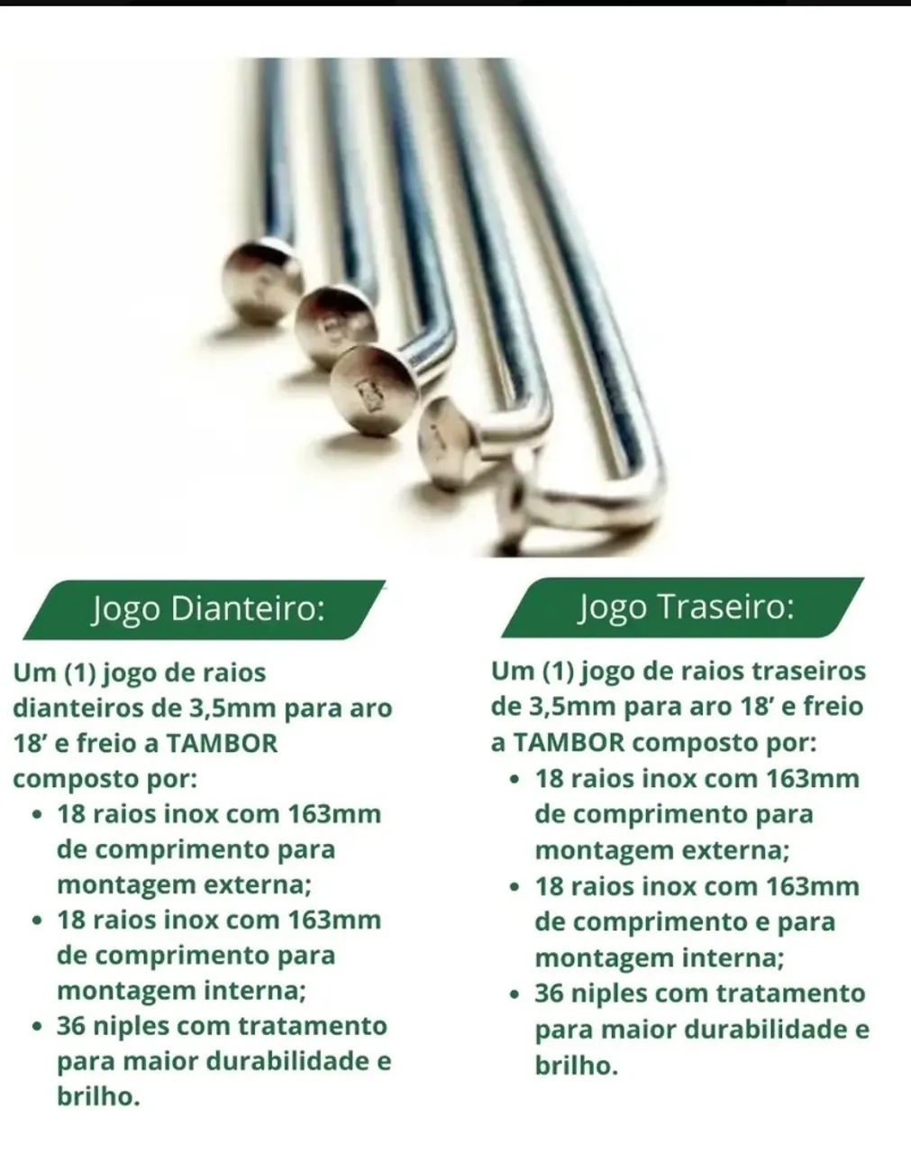 Raios inox BACE - Foto 4