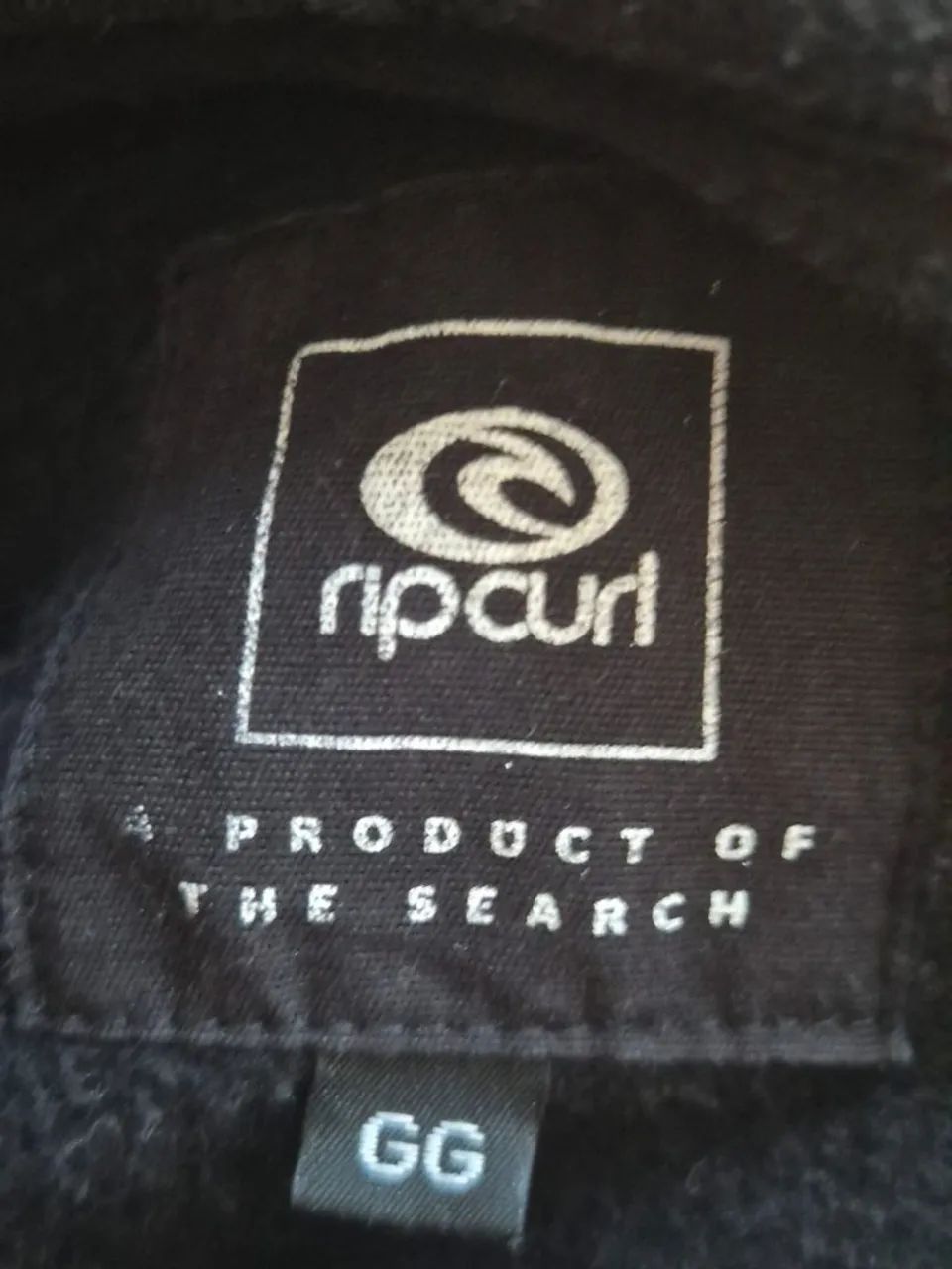 Moletom Rip Curl Preto com Capuz Tamanho GG - Foto 3