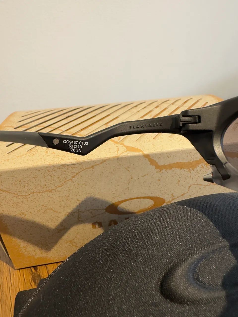 Óculos Oakley Plantaris Prizm Grey Matte Black - Foto 3
