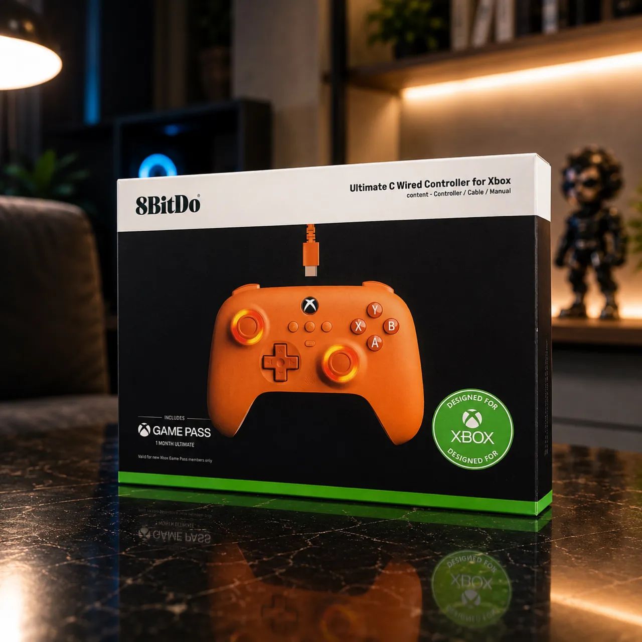CONTROLE XBOX ULTIMATE C WIRED SERIES X/S, ONE E PC  + 1 MÊS GAME PASS GRÁTIS - Foto 3