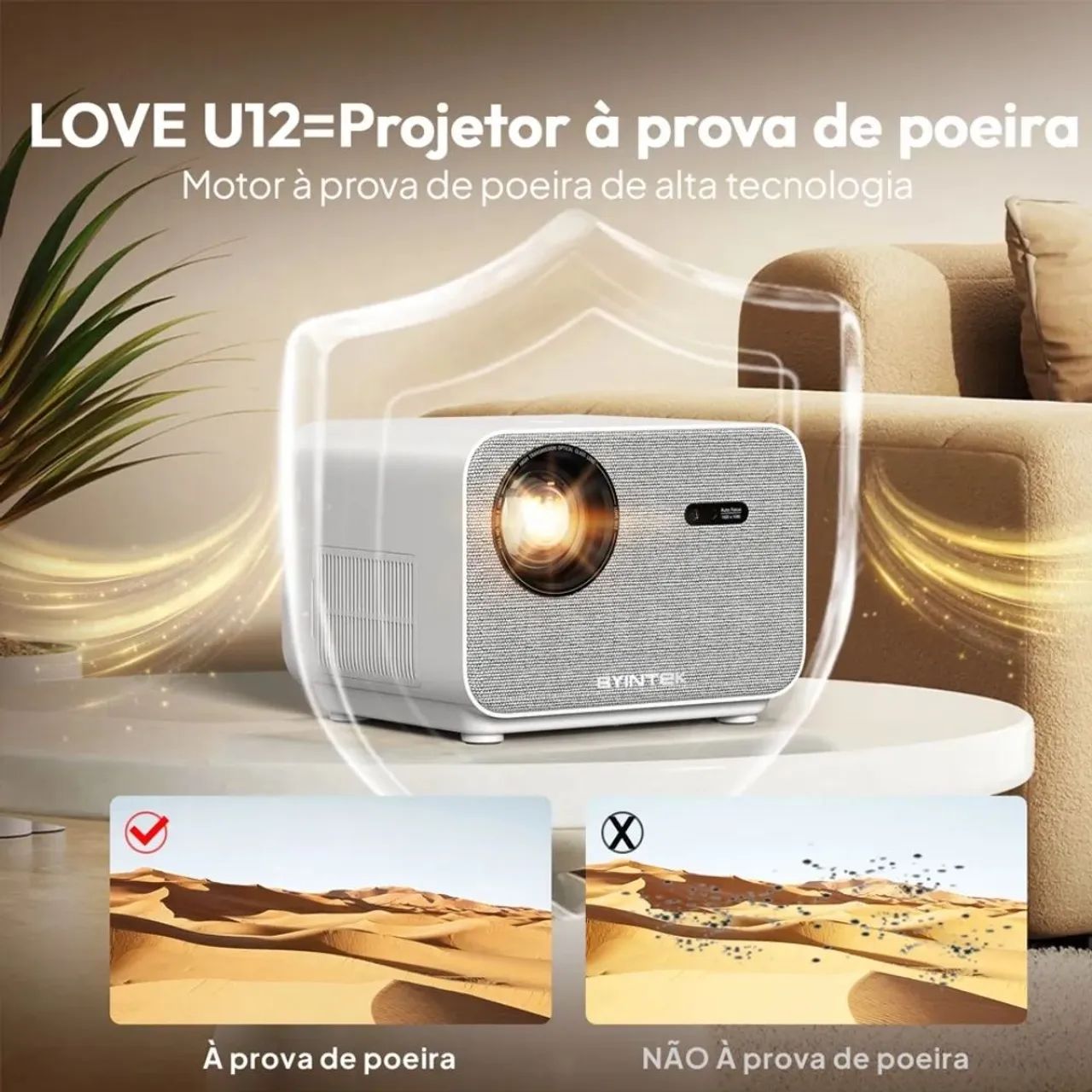 Projetor BYINTEK LOVE U12 - Foto 5