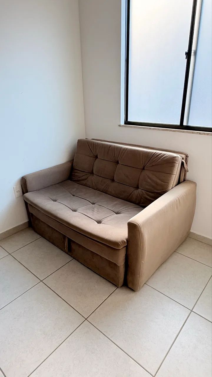 Sofa-cama 2 lugares perfeito estado - Foto 5