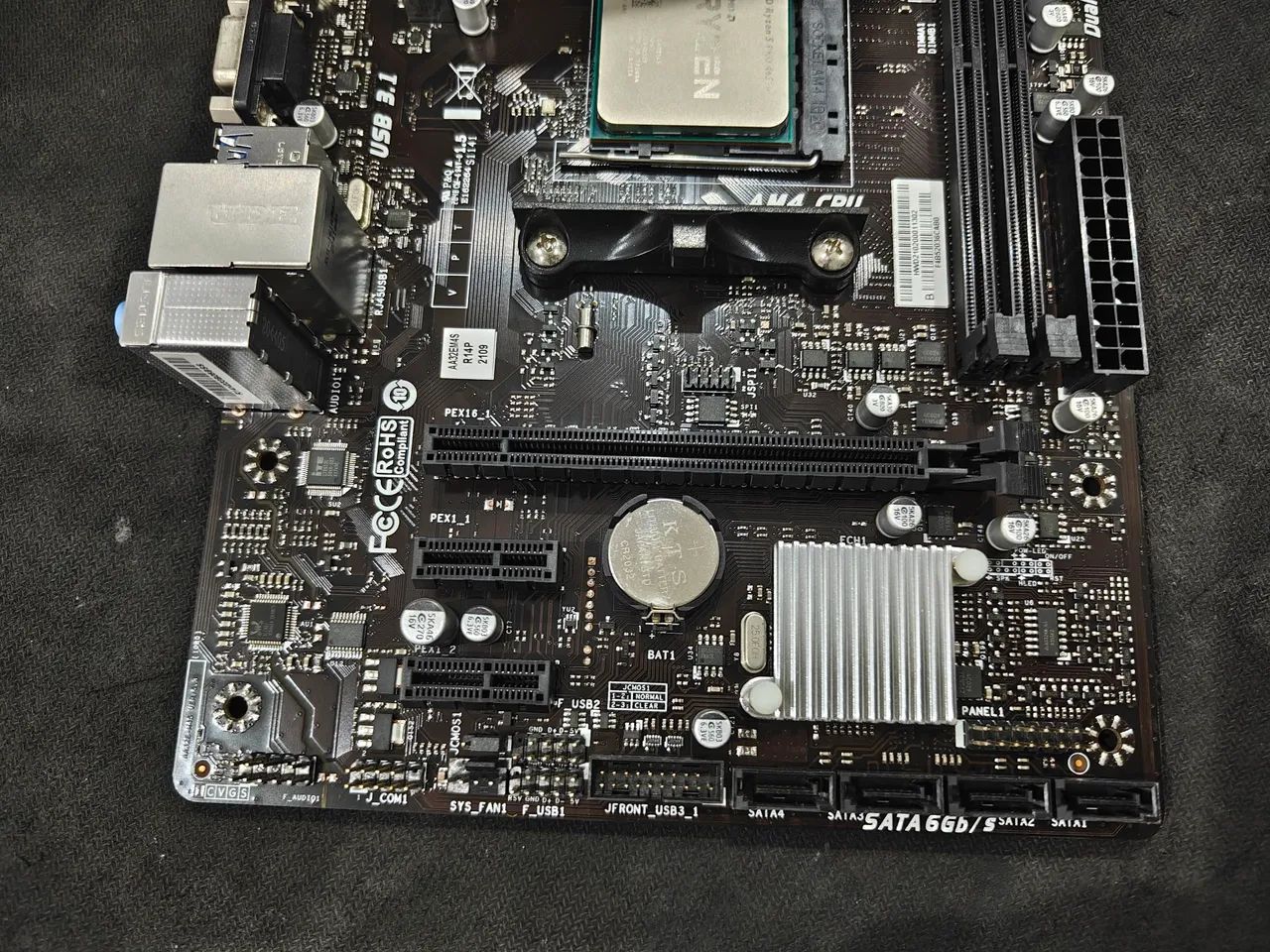 Kit placa mãe Ryzen 5 PRO 4650G - Foto 3