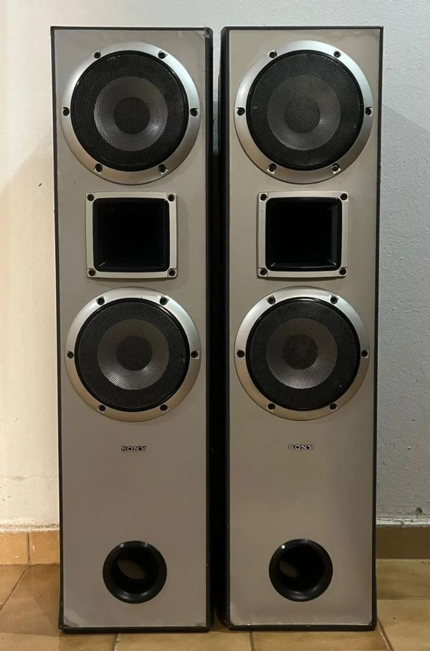 Par Caixas Torres Sony Muteki SsMfp15 185 RMS Cada Leia Descrição