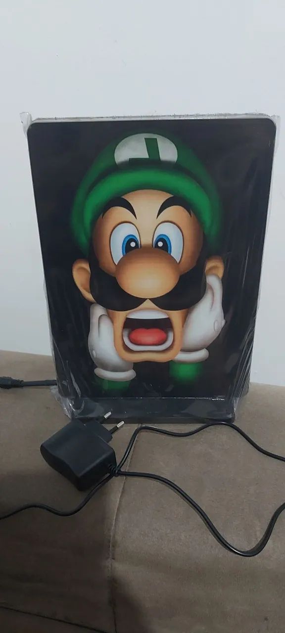 Luminária Dupla Face Mario e Luigi em LED - Foto 3