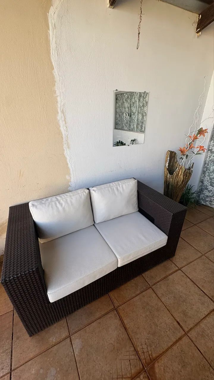 Vendo conjunto de sofá área externa - Foto 2