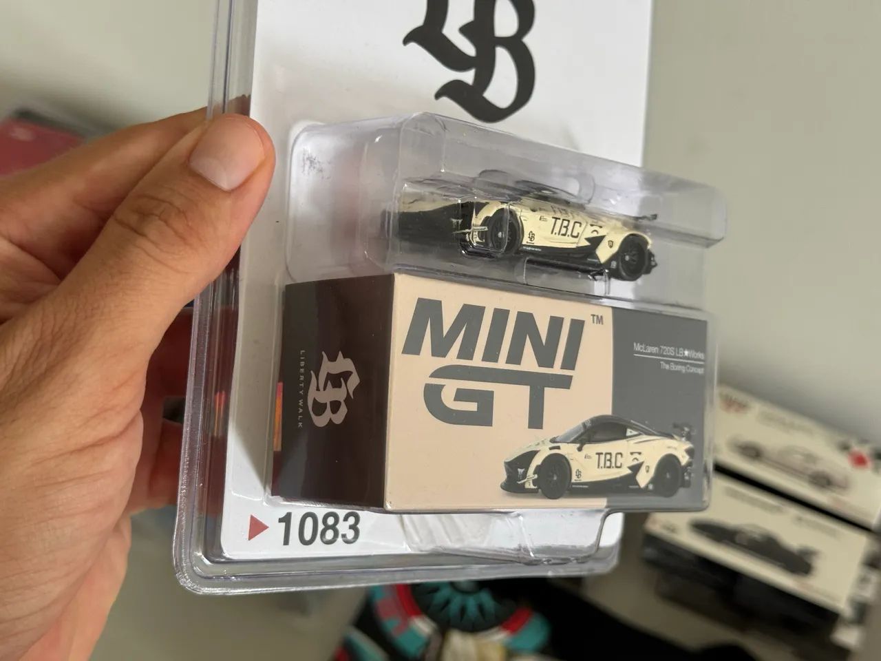 ミニカー MINIGT McLarenLBWK&theboring pullbackcar Pré-venda - Mini Gt Mclaren 720s Lb Works The Boring Concept