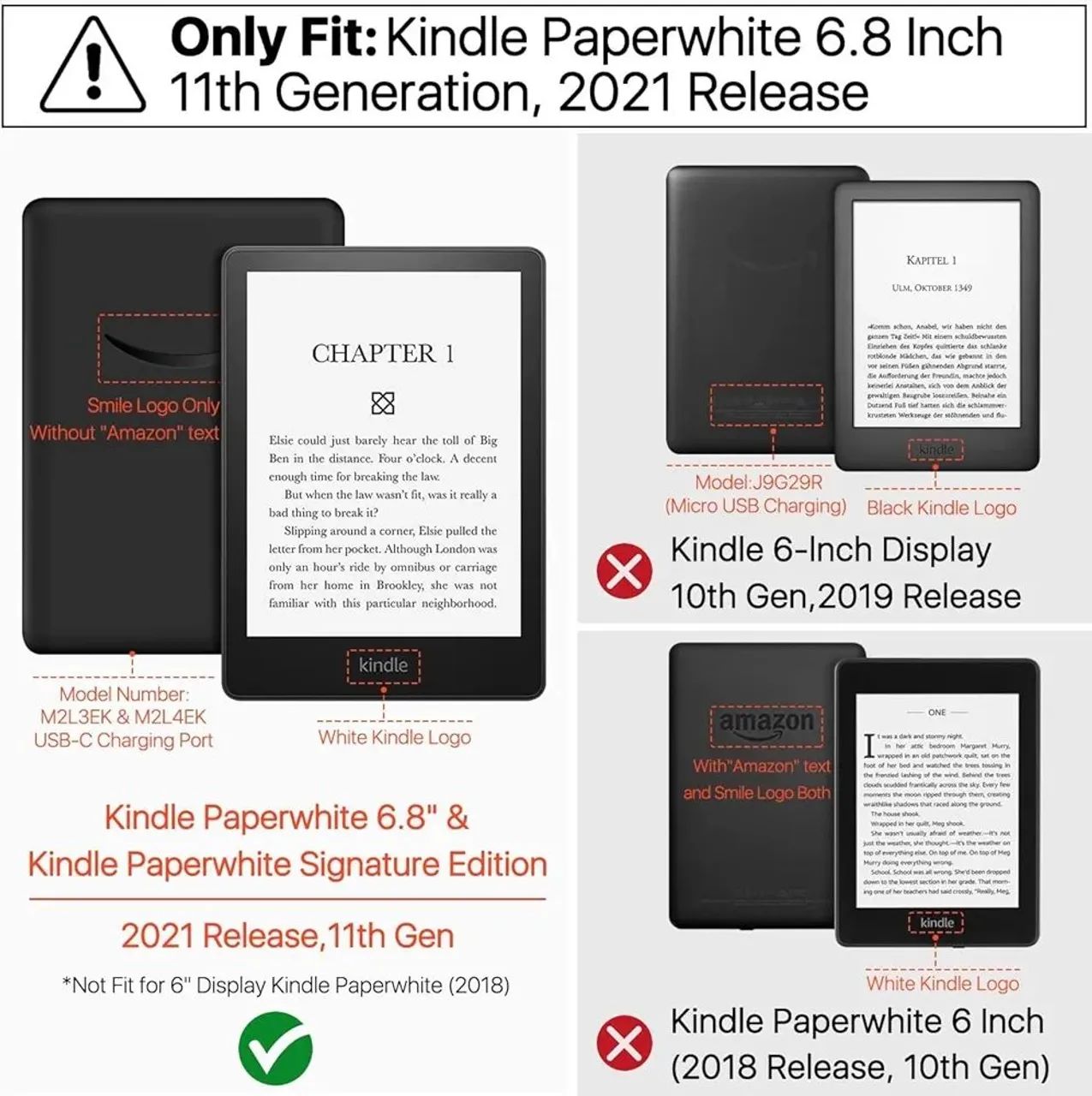 Compatível apenas com o Kindle Paperwhite 11ª Geração lançado em 2021 - Foto 3