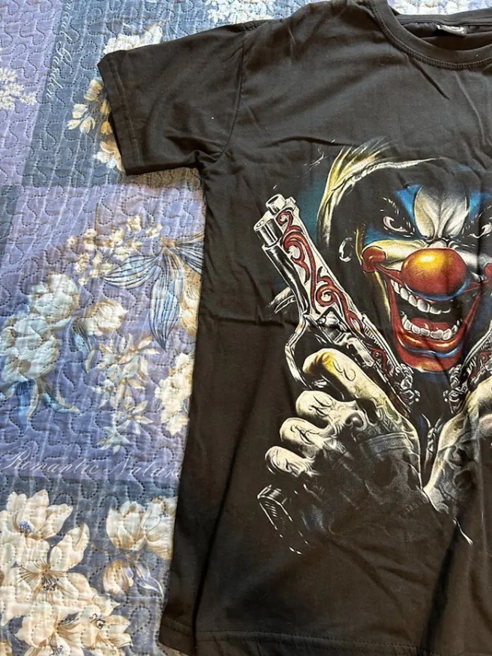 Camiseta Preta Estampada - Nova, Tamanho G - Foto 5