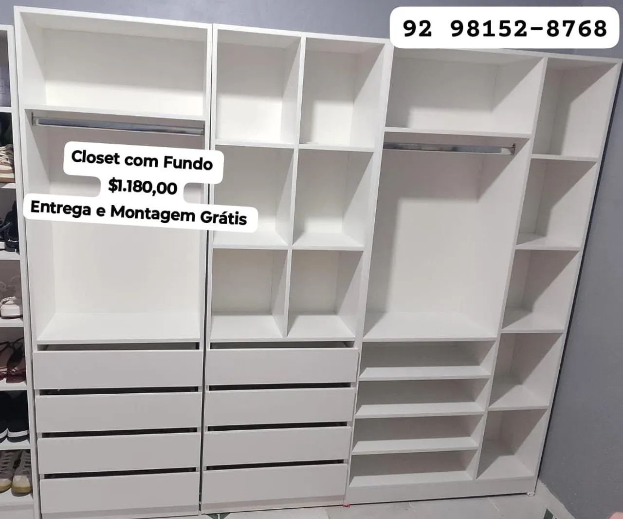 Closet a pronta entrega 