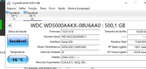 HD WDBlue 500gb - Foto 2